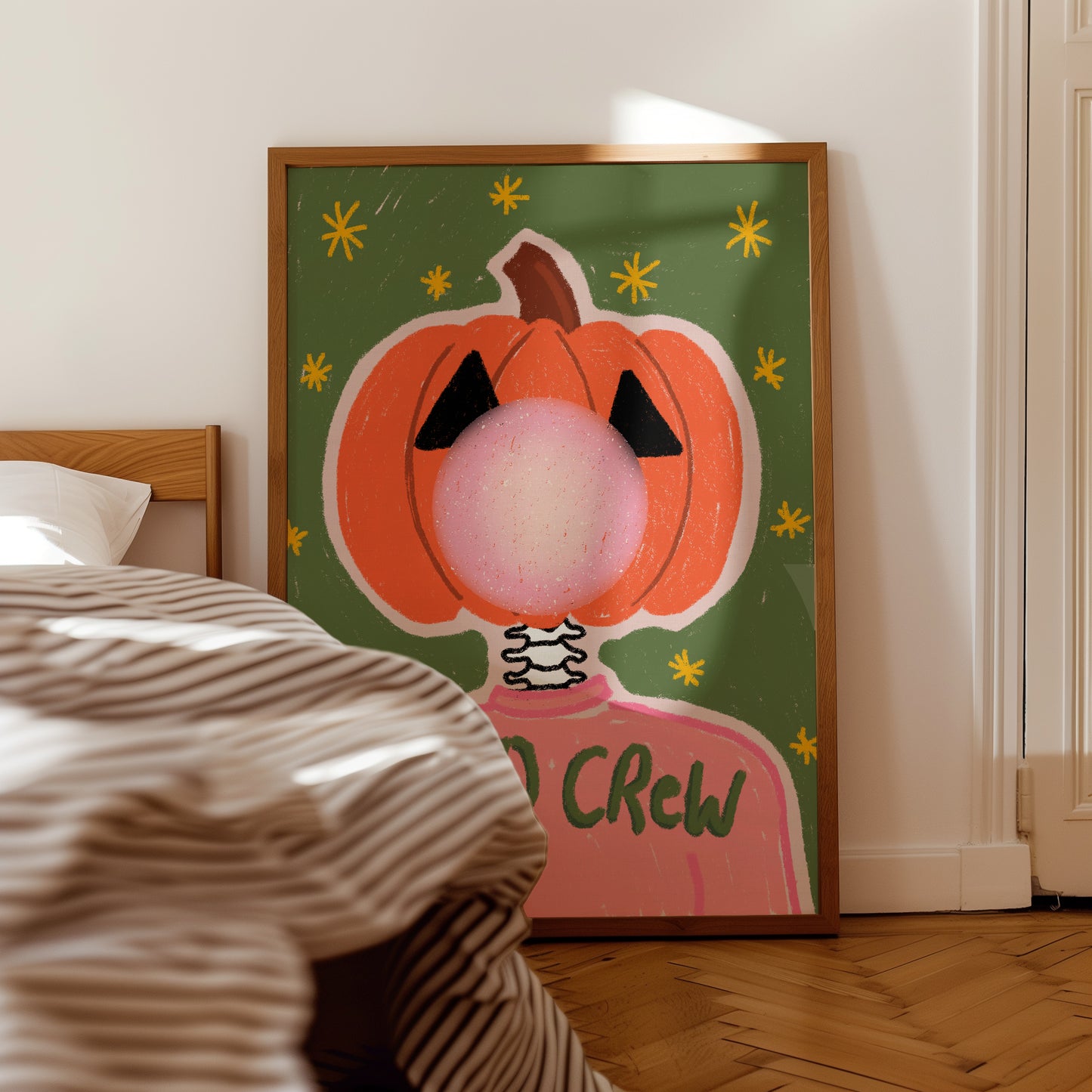 Boo Crew Hand Drawn Print