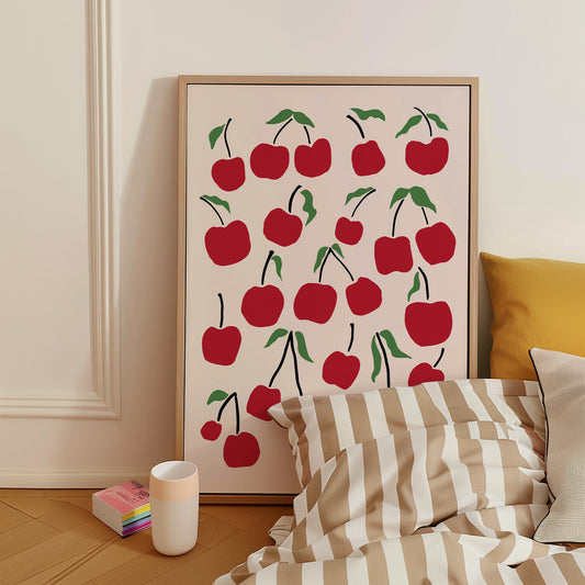 Cherry Pattern Print