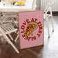 Love At First Slice Pizza Kitchen Print