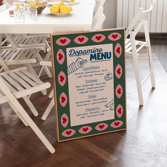 Dopamine Menu Print