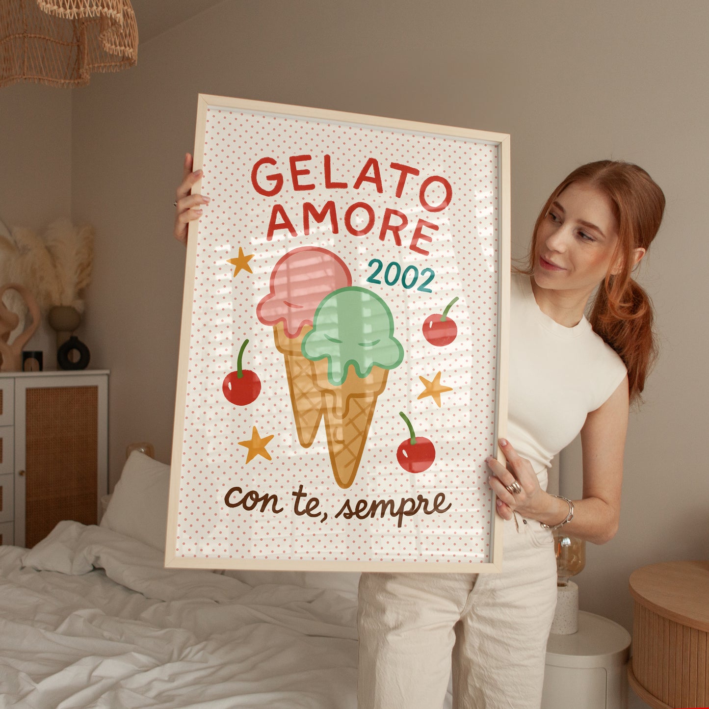 Gelato Amore Ice Cream Print