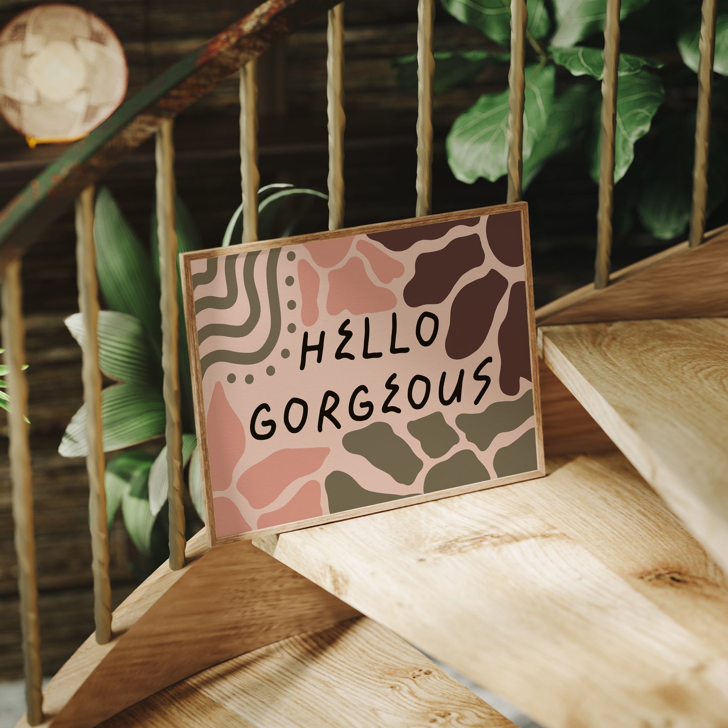 Hello Gorgeous Boho Print
