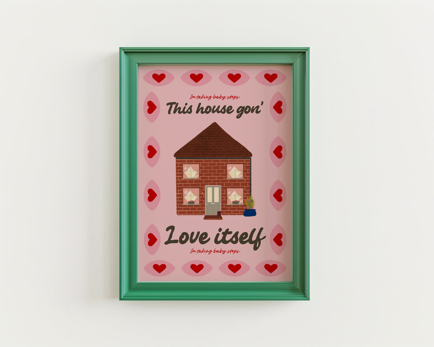 Baby Steps Olivia Dean Inspired Print