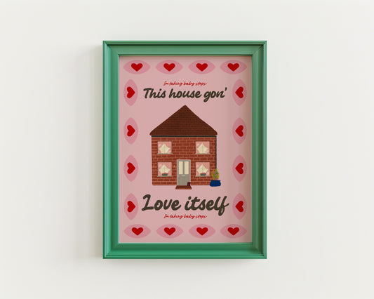 Baby Steps Olivia Dean Inspired Print