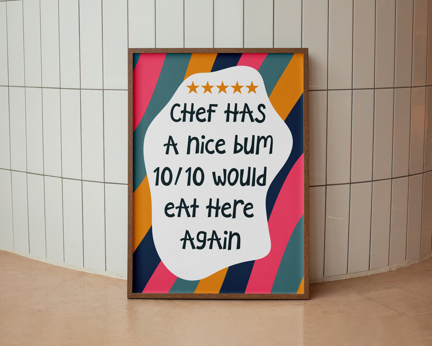 Chef Has a Nice Bum Print
