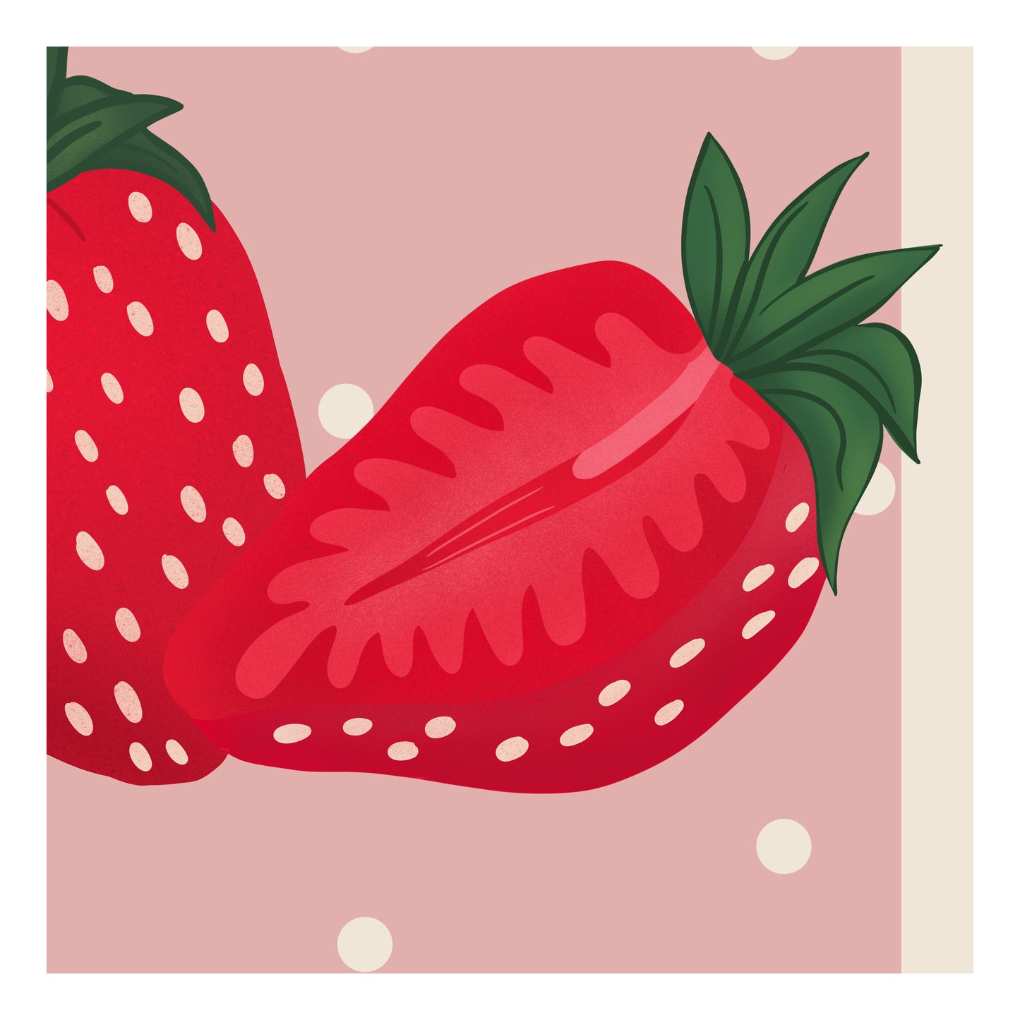 Spotted Strawberry Print