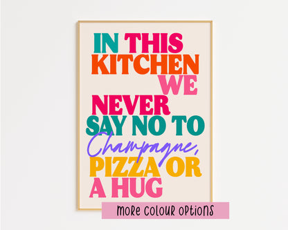 Champagne - In This Kitchen Print