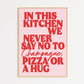 Champagne - In This Kitchen Print
