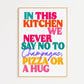 Champagne - In This Kitchen Print