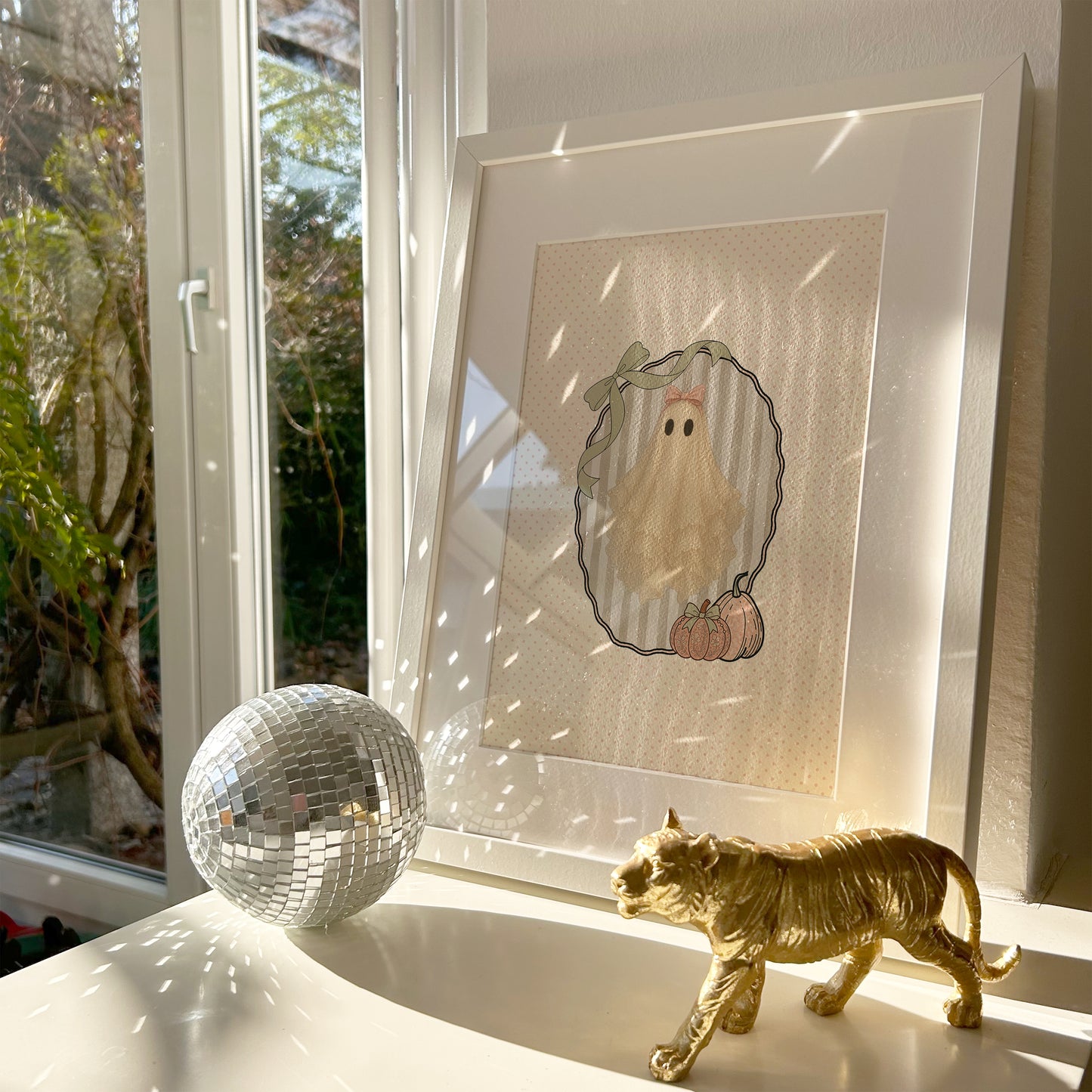 Cute Ghost Halloween Print