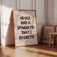 Minimalist Never Had a Spaghetti That I Regretti Print