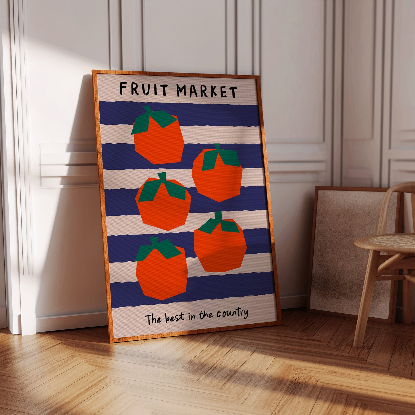 Orange Fruit Market Print