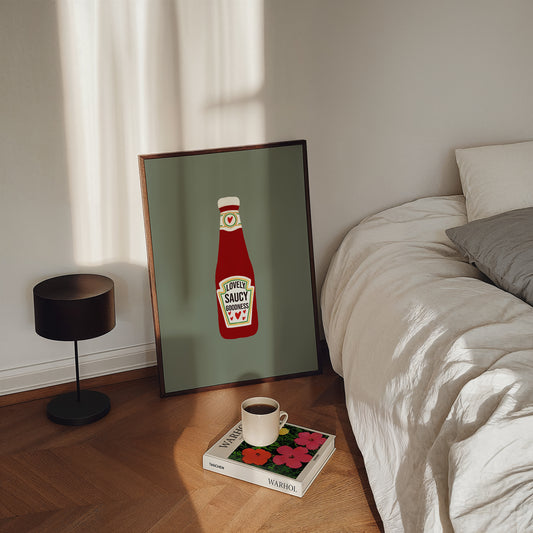 Lovely Saucy Goodness Ketchup Print