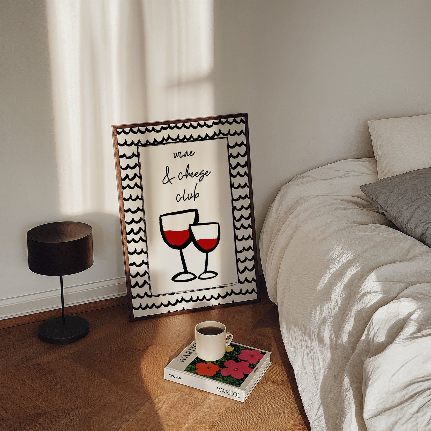 Wine & Cheese Club Print