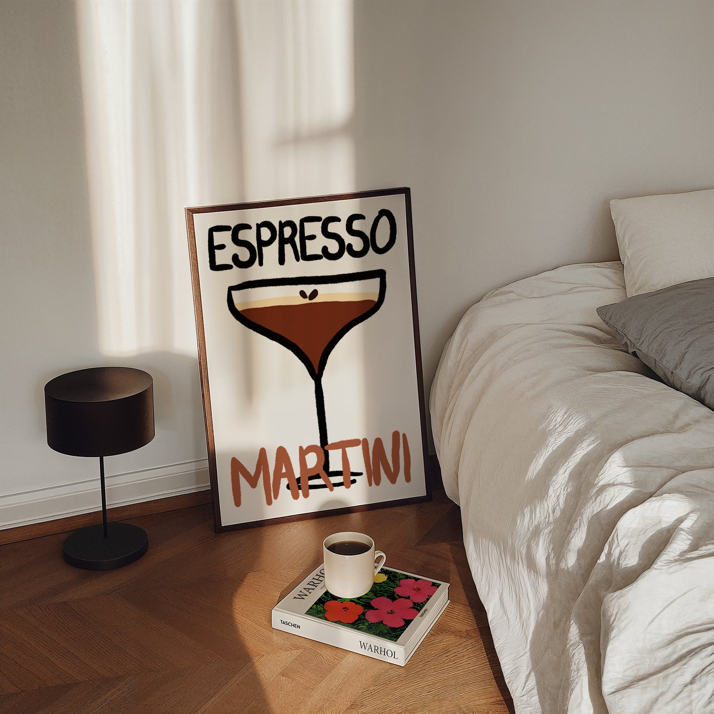 Hand Drawn Espresso Martini Cocktail Print