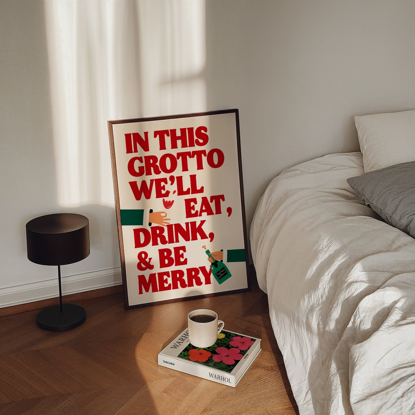 Eat, Drink and Be Merry Grotto Kitchen Print