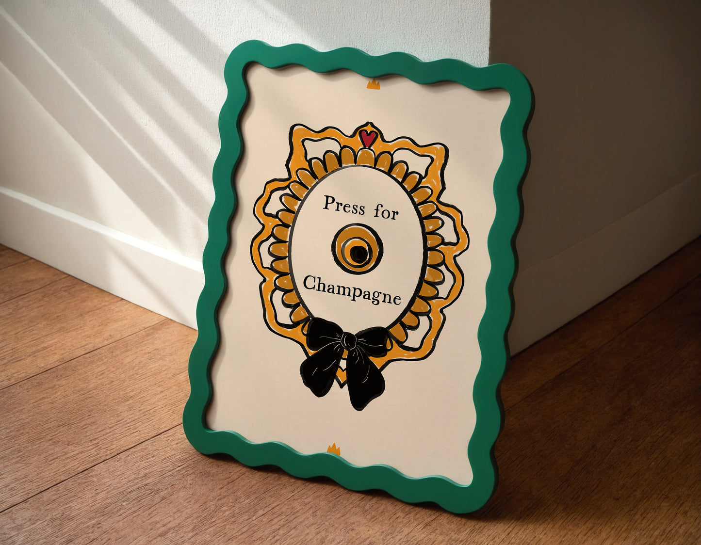 Press for Champagne Print