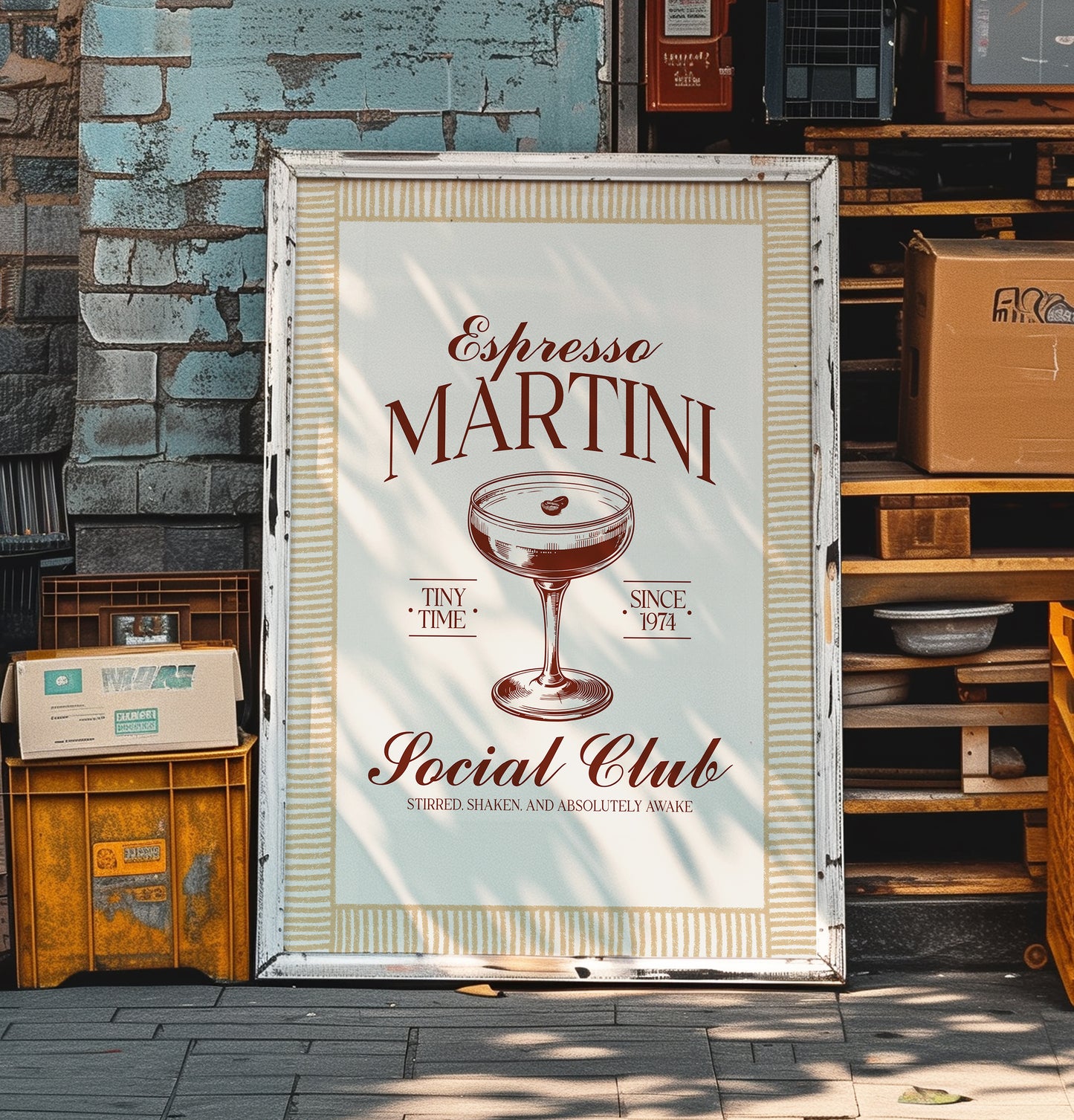 Espresso Martini Cocktail Print