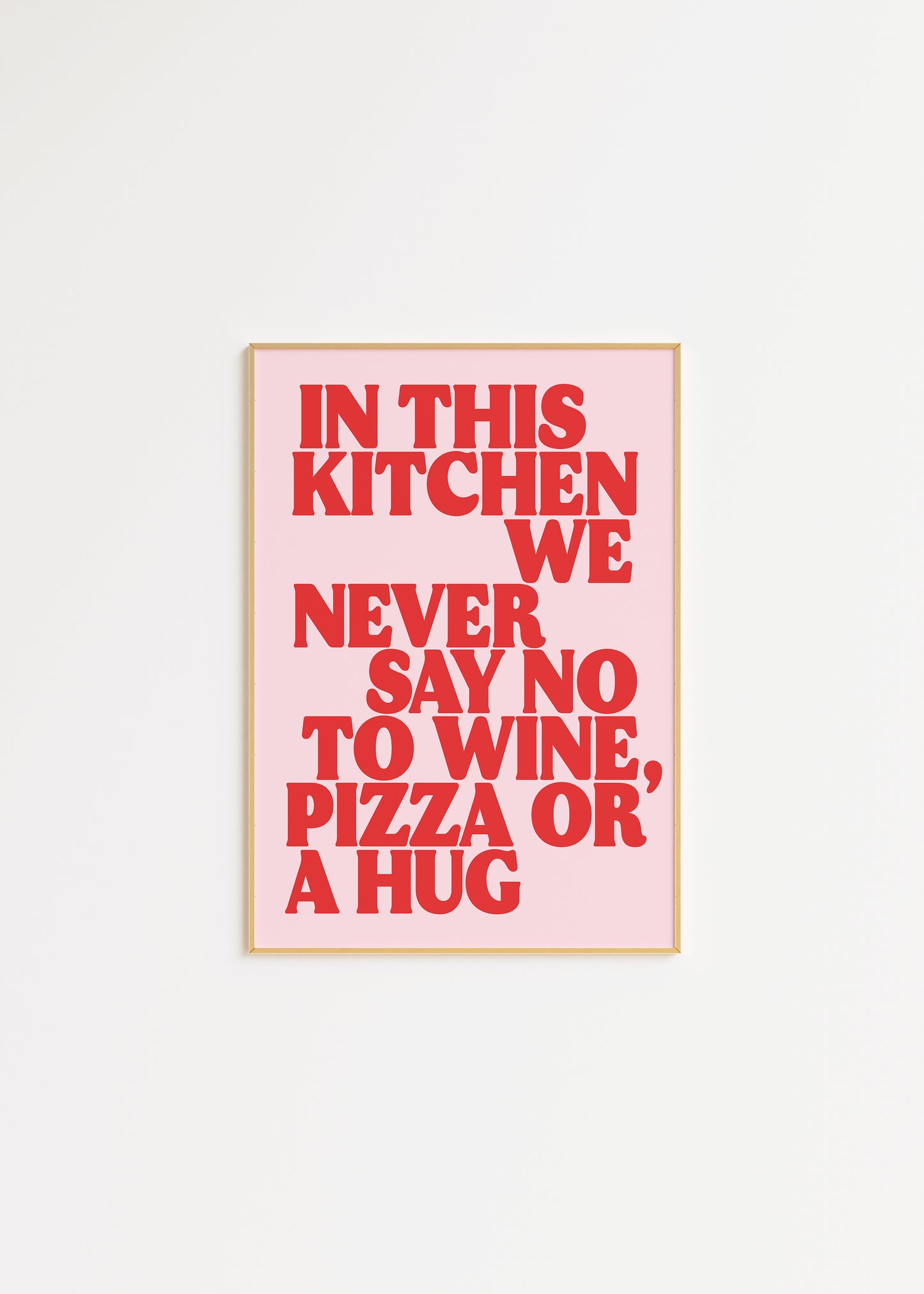 Wine - In This Kitchen Print