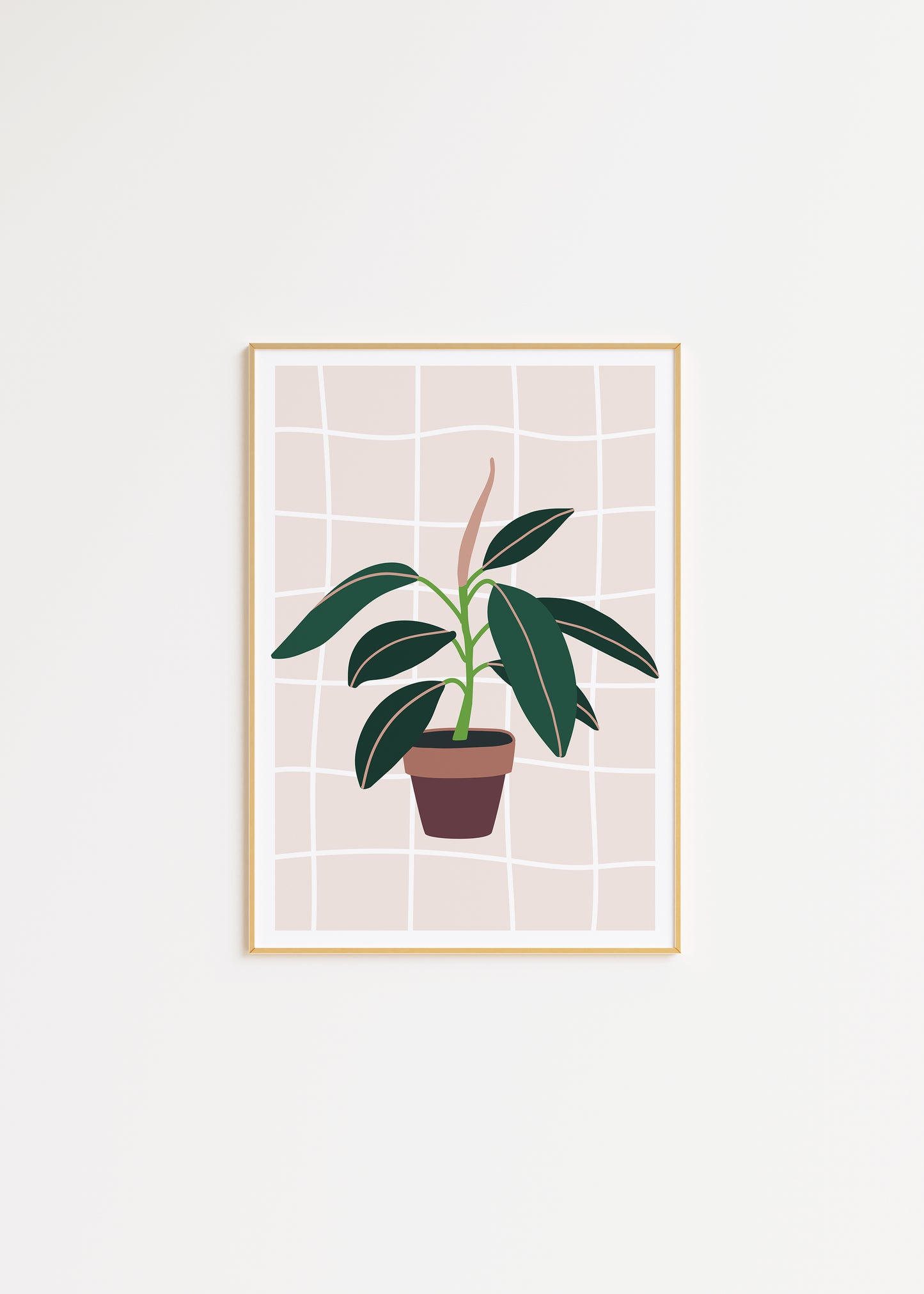 Neutral House Plant Print