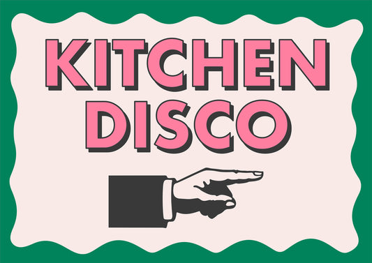 Kitchen Disco Print (Right)